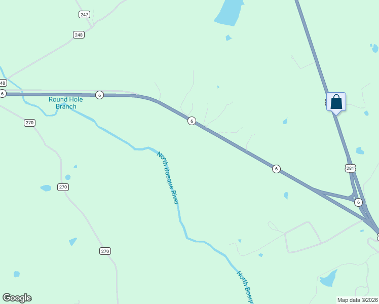 map of restaurants, bars, coffee shops, grocery stores, and more near 30270 Highway 6 in Hico