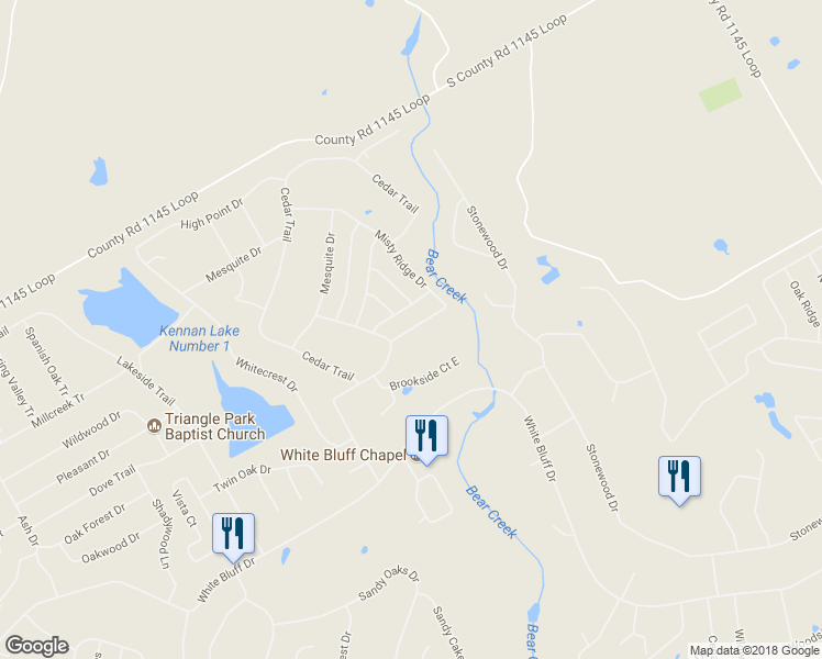 map of restaurants, bars, coffee shops, grocery stores, and more near 38100 Misty Ridge Drive in Whitney