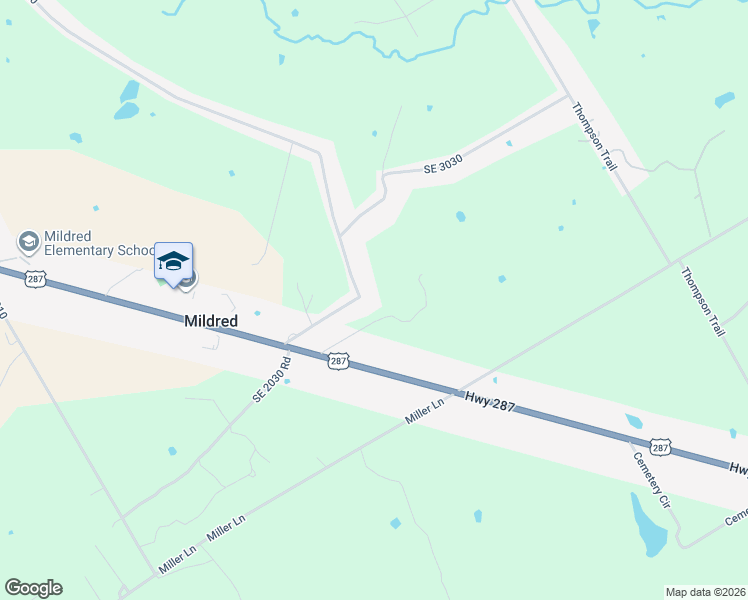 map of restaurants, bars, coffee shops, grocery stores, and more near 5805 U.S. 287 in Corsicana