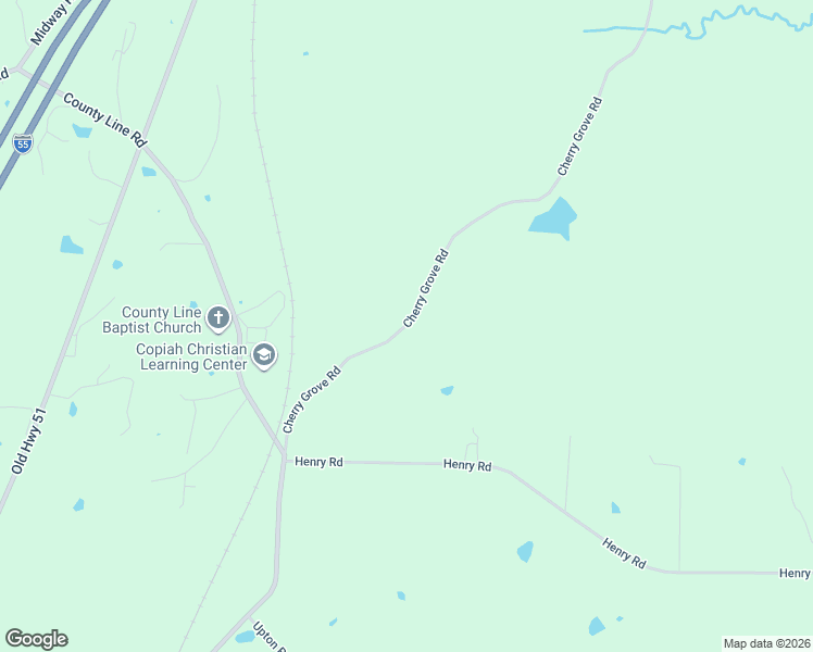 map of restaurants, bars, coffee shops, grocery stores, and more near 1096 Cherry Grove Road in Crystal Springs