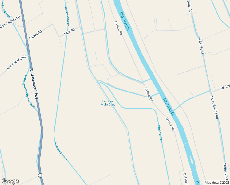 map of restaurants, bars, coffee shops, grocery stores, and more near O'Hara Road in Anthony