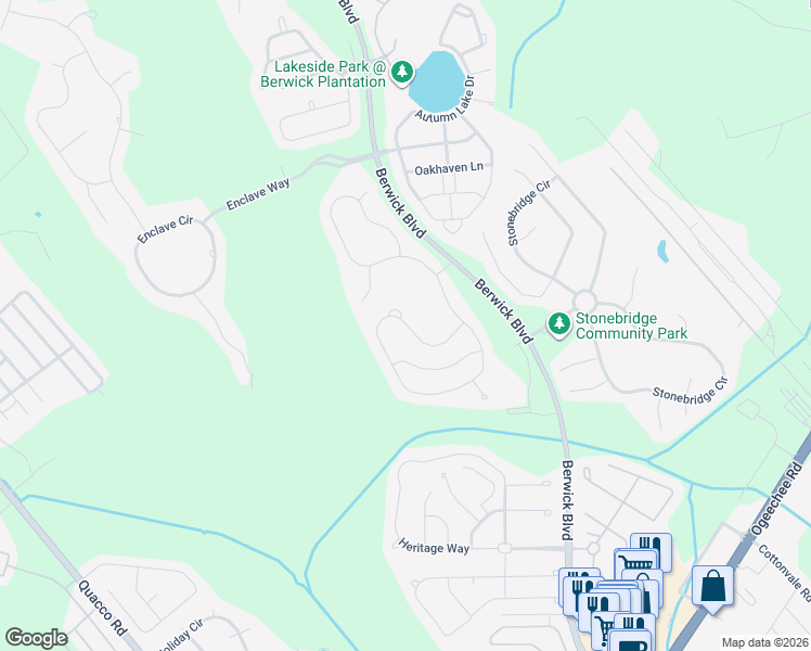 map of restaurants, bars, coffee shops, grocery stores, and more near 217 Carlisle Way in Savannah