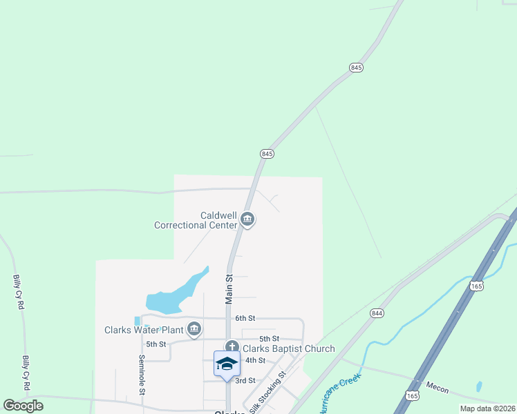 map of restaurants, bars, coffee shops, grocery stores, and more near 701 Louisiana 845 in Grayson