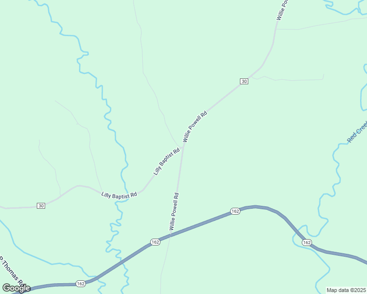 map of restaurants, bars, coffee shops, grocery stores, and more near 7407 Willie Powell Road in Pine Hill