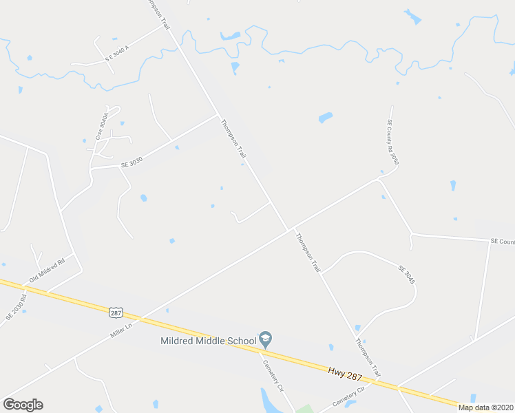 map of restaurants, bars, coffee shops, grocery stores, and more near 144 Thompson Trail in Corsicana