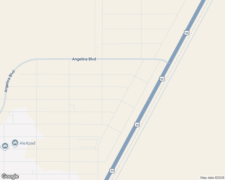 map of restaurants, bars, coffee shops, grocery stores, and more near Angelina Boulevard in Chaparral