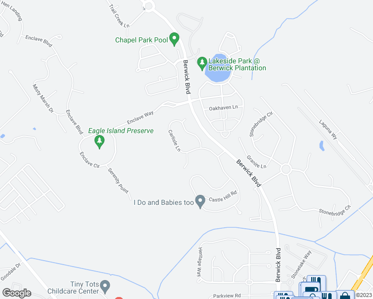 map of restaurants, bars, coffee shops, grocery stores, and more near 24 Carlisle Lane in Savannah