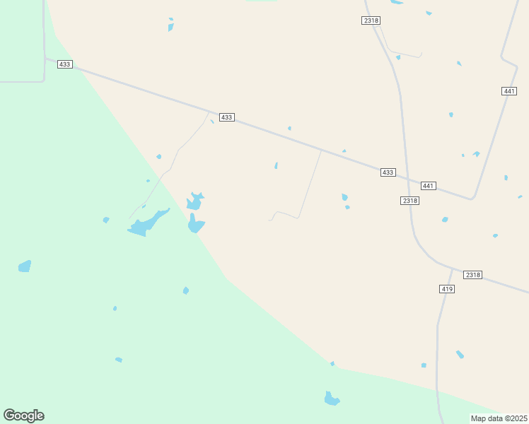 map of restaurants, bars, coffee shops, grocery stores, and more near 2041 County Road 433 in De Leon