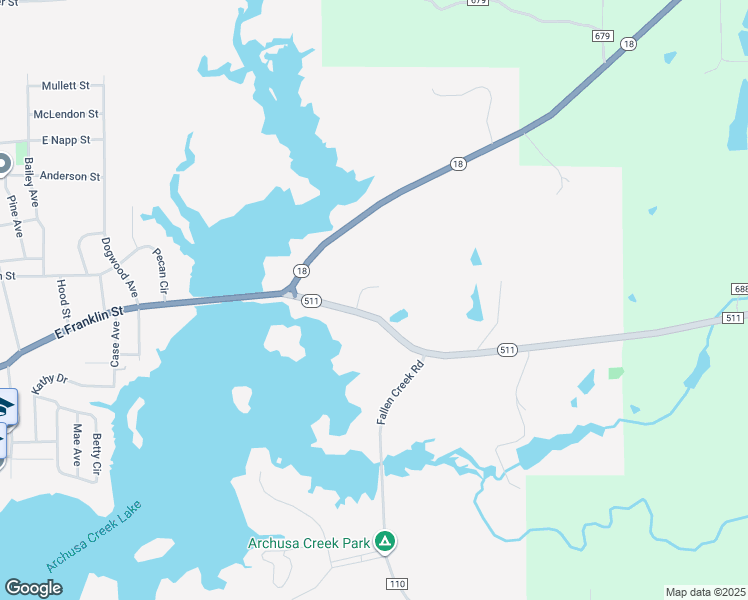 map of restaurants, bars, coffee shops, grocery stores, and more near 191 Mississippi 511 in Quitman