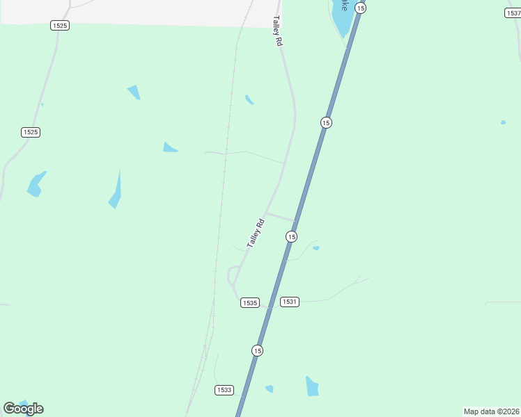 map of restaurants, bars, coffee shops, grocery stores, and more near 95 County Road 1533 in Louin