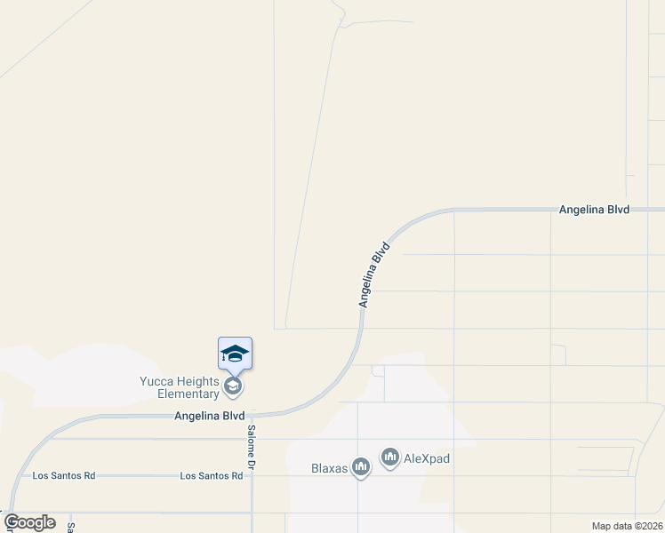 map of restaurants, bars, coffee shops, grocery stores, and more near Angelina Boulevard in Chaparral