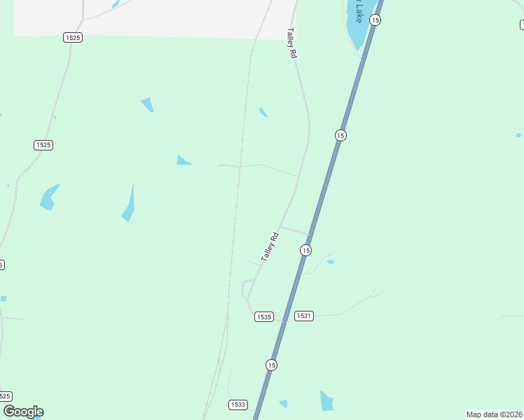 map of restaurants, bars, coffee shops, grocery stores, and more near 95 County Road 1533 in Louin