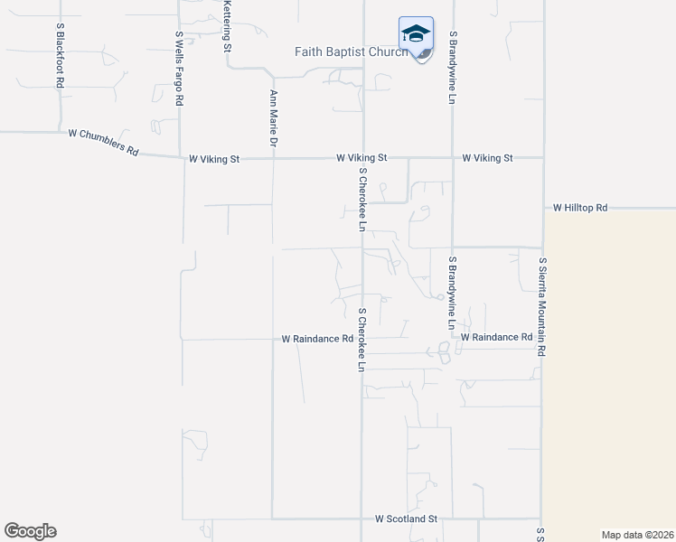 map of restaurants, bars, coffee shops, grocery stores, and more near 11550 South Cherokee Lane in Tucson