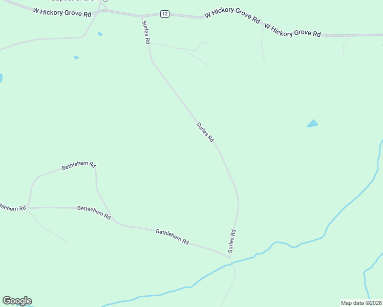 map of restaurants, bars, coffee shops, grocery stores, and more near Surles Road in Lapine