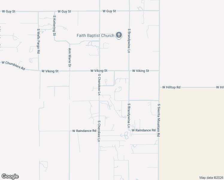 map of restaurants, bars, coffee shops, grocery stores, and more near 11390 South Brandywine Lane in Tucson