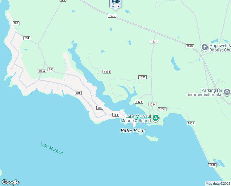 map of restaurants, bars, coffee shops, grocery stores, and more near 351 County Road 1835 in Carthage