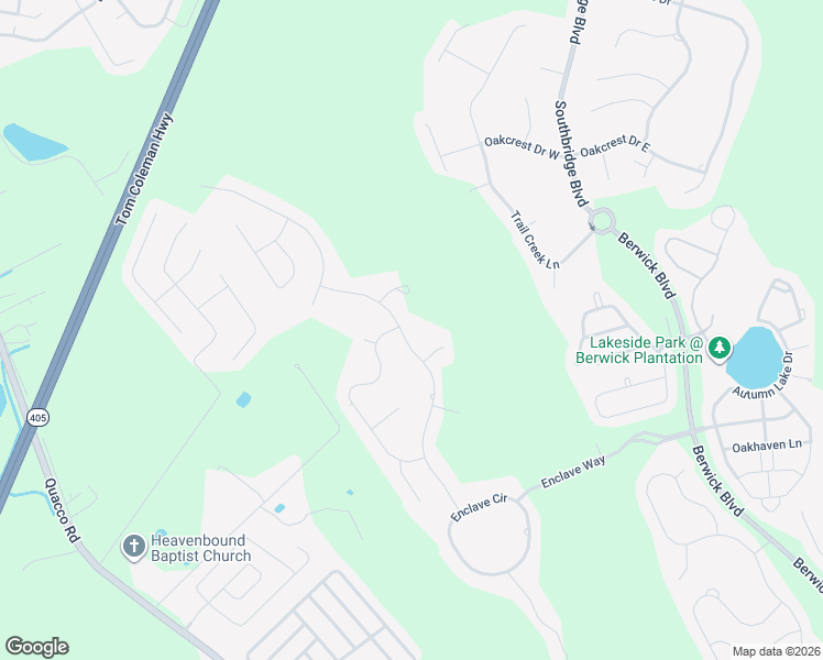 map of restaurants, bars, coffee shops, grocery stores, and more near 156 Enclave Boulevard in Savannah