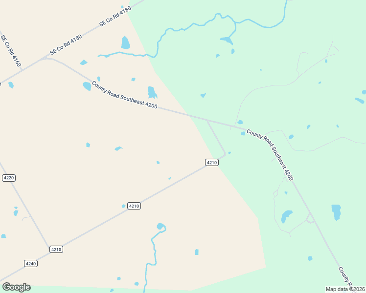 map of restaurants, bars, coffee shops, grocery stores, and more near 9996 County Road Southeast 4200 in Kerens