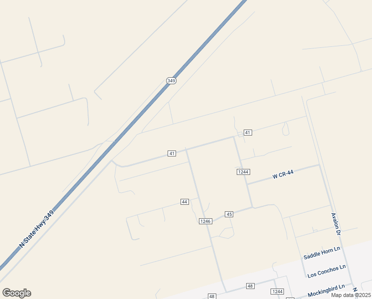 map of restaurants, bars, coffee shops, grocery stores, and more near County Road 41 in Midland
