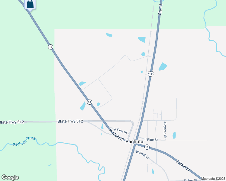 map of restaurants, bars, coffee shops, grocery stores, and more near West Sibley Circle in Pachuta
