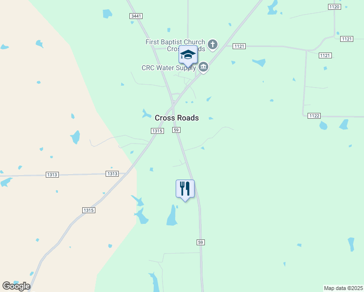 map of restaurants, bars, coffee shops, grocery stores, and more near 14693 Farm to Market 59 in Athens