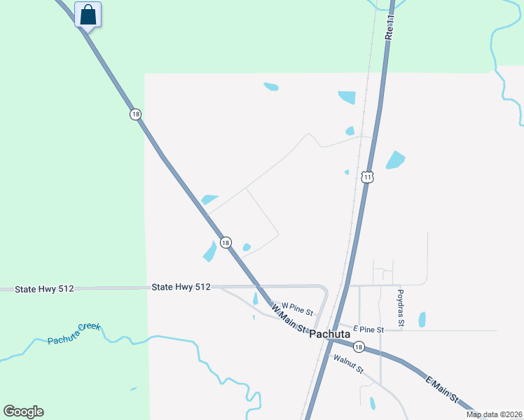 map of restaurants, bars, coffee shops, grocery stores, and more near West Sibley Circle in Pachuta