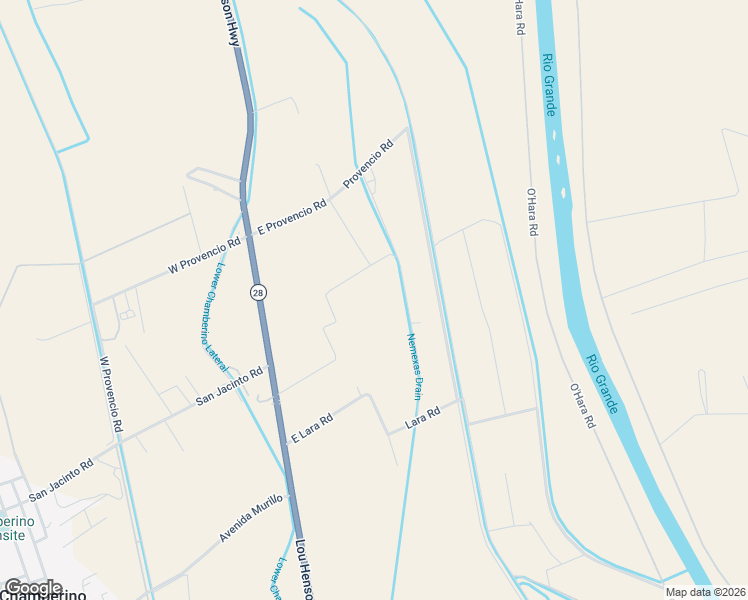 map of restaurants, bars, coffee shops, grocery stores, and more near 915 East Lara Road in Chamberino