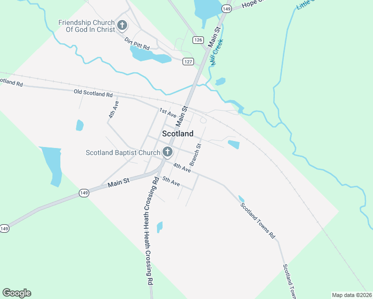 map of restaurants, bars, coffee shops, grocery stores, and more near 37 3rd Avenue in Scotland