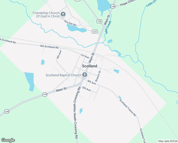 map of restaurants, bars, coffee shops, grocery stores, and more near 37 3rd Avenue in Scotland