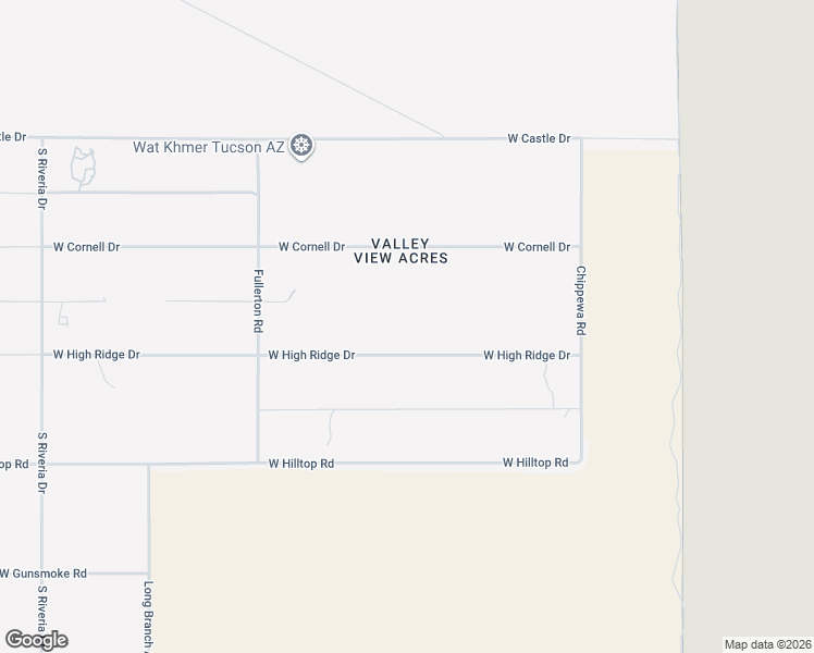 map of restaurants, bars, coffee shops, grocery stores, and more near 12320 West High Ridge Drive in Tucson