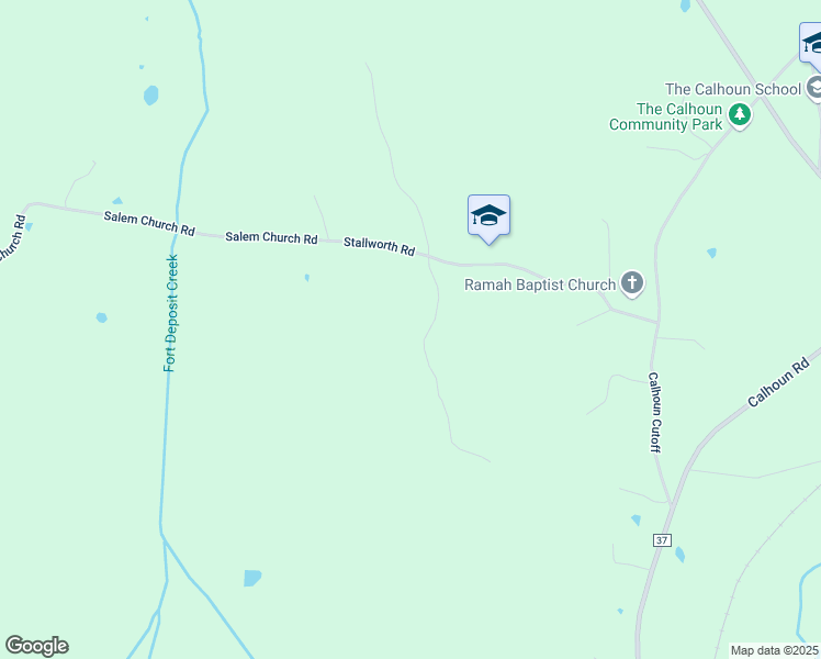 map of restaurants, bars, coffee shops, grocery stores, and more near Stallworth Road in Letohatchee