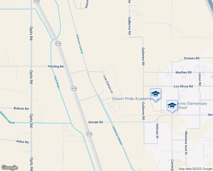 map of restaurants, bars, coffee shops, grocery stores, and more near 11 Los Cocos Road in Anthony