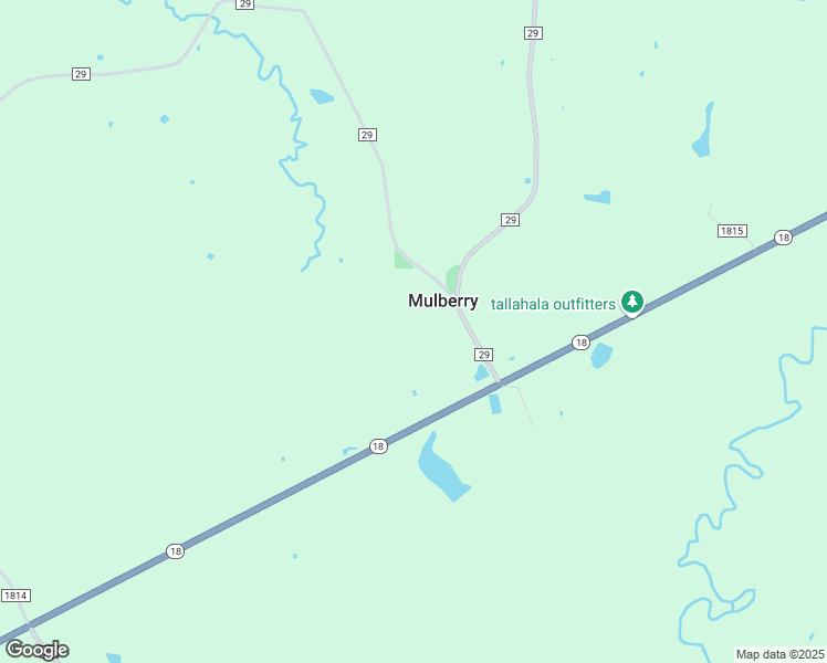 map of restaurants, bars, coffee shops, grocery stores, and more near 1194 County Road 29 in Louin