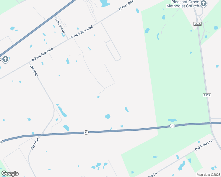 map of restaurants, bars, coffee shops, grocery stores, and more near 1205 Hidden Hills Drive in Corsicana