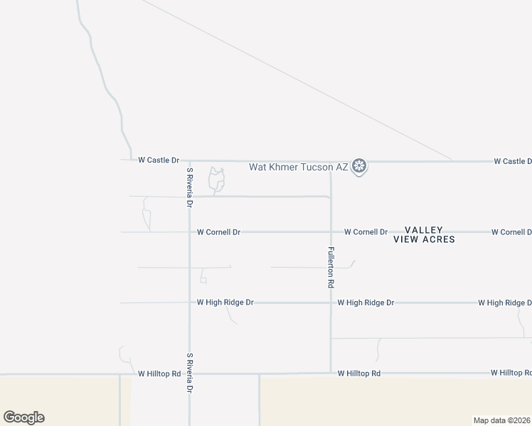 map of restaurants, bars, coffee shops, grocery stores, and more near 12760 West Cornell Drive in Tucson