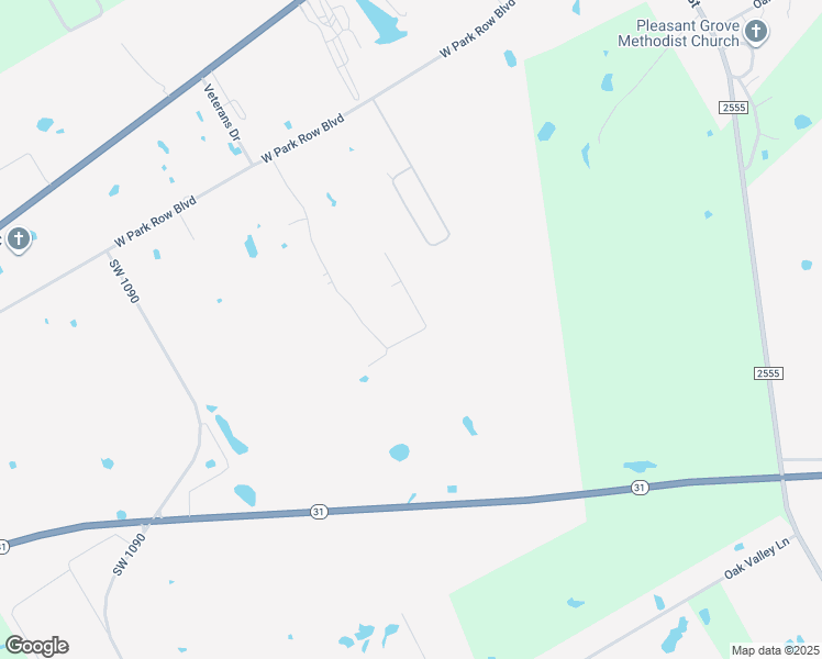 map of restaurants, bars, coffee shops, grocery stores, and more near 1205 Hidden Hills Drive in Corsicana