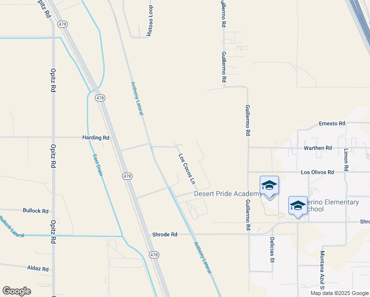 map of restaurants, bars, coffee shops, grocery stores, and more near 11-15 Los Cocos Road in Anthony