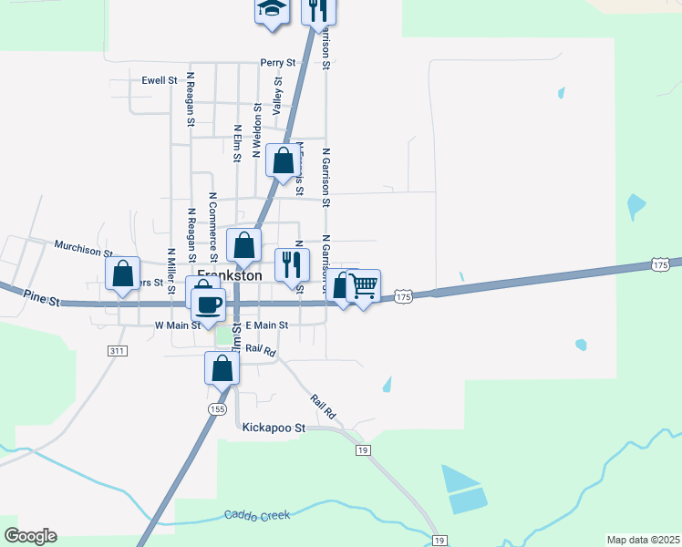 map of restaurants, bars, coffee shops, grocery stores, and more near Candlewood Drive in Frankston