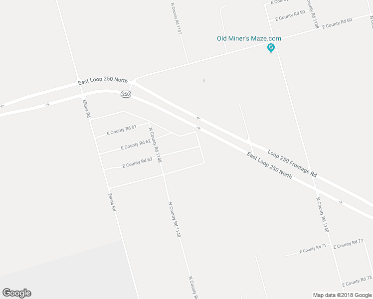 map of restaurants, bars, coffee shops, grocery stores, and more near 4300 East County Road 63 in Midland