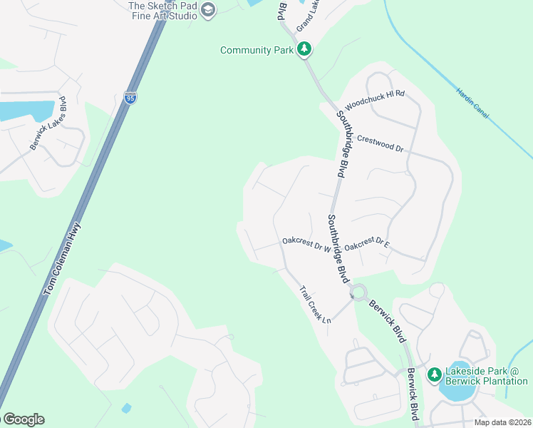 map of restaurants, bars, coffee shops, grocery stores, and more near 168 Trail Creek Lane in Savannah