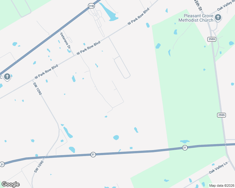 map of restaurants, bars, coffee shops, grocery stores, and more near 1312 Hidden Hills Drive in Corsicana