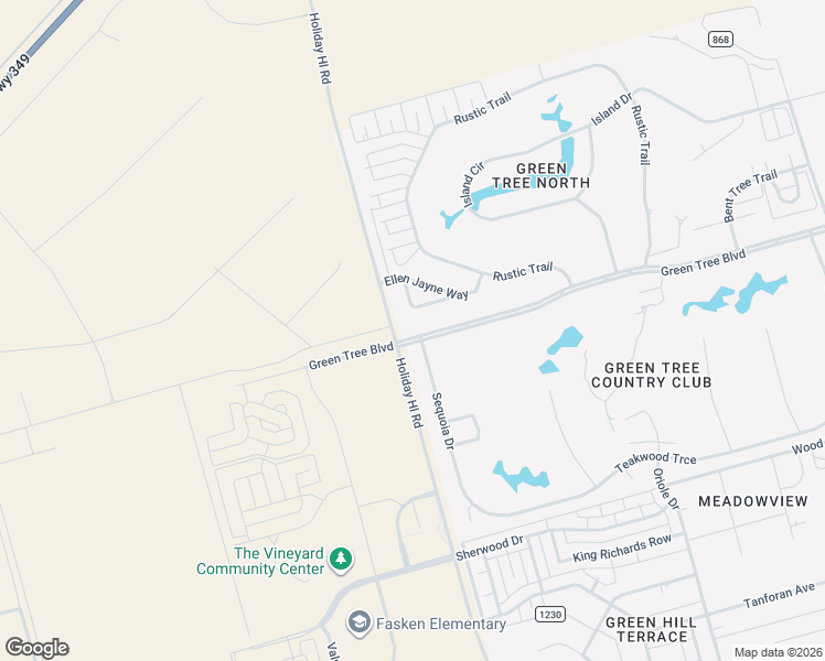 map of restaurants, bars, coffee shops, grocery stores, and more near 6505 Sequoia Drive in Midland