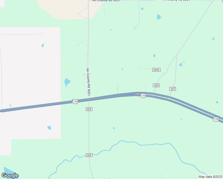 map of restaurants, bars, coffee shops, grocery stores, and more near U.S. 175 in Frankston