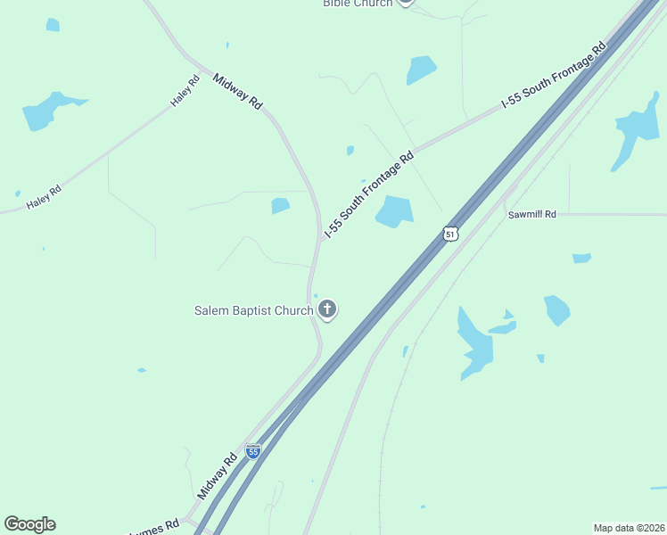 map of restaurants, bars, coffee shops, grocery stores, and more near 20510 Midway Rd in Terry