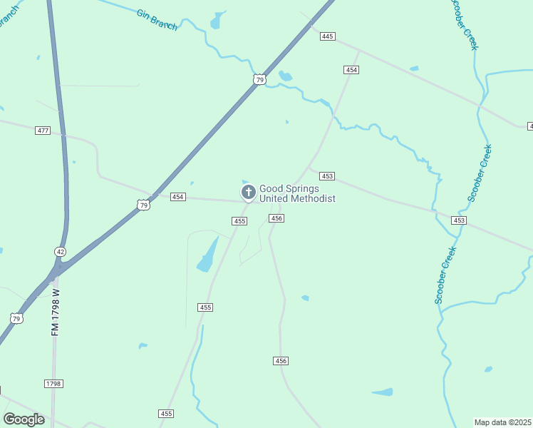 map of restaurants, bars, coffee shops, grocery stores, and more near 8660 County Road 454 in Henderson
