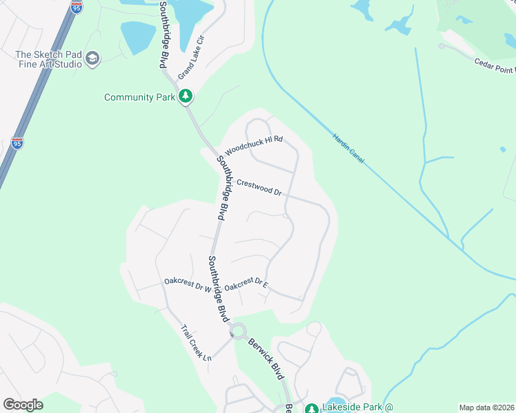 map of restaurants, bars, coffee shops, grocery stores, and more near 8 Crestwood Drive in Savannah