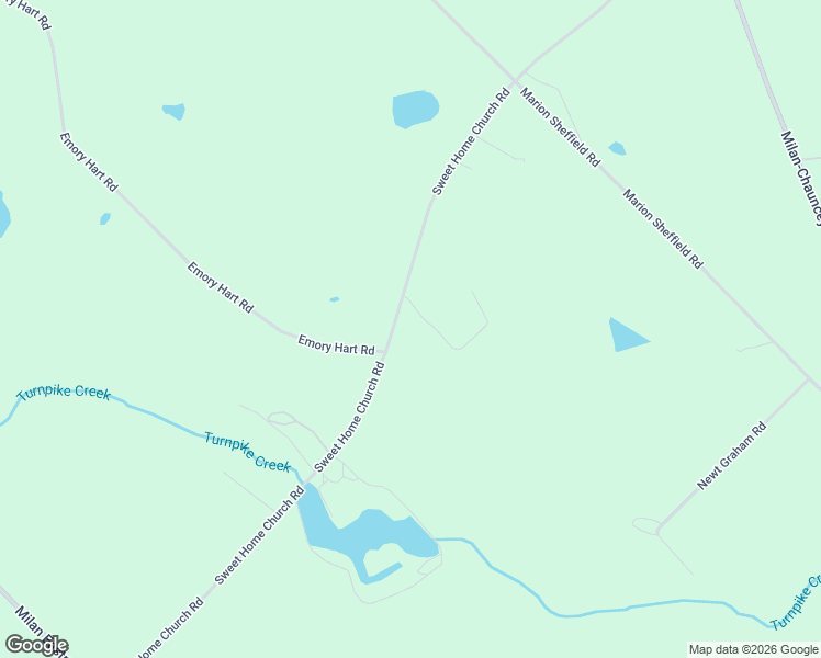 map of restaurants, bars, coffee shops, grocery stores, and more near 665 Sweet Home Church Road in Milan