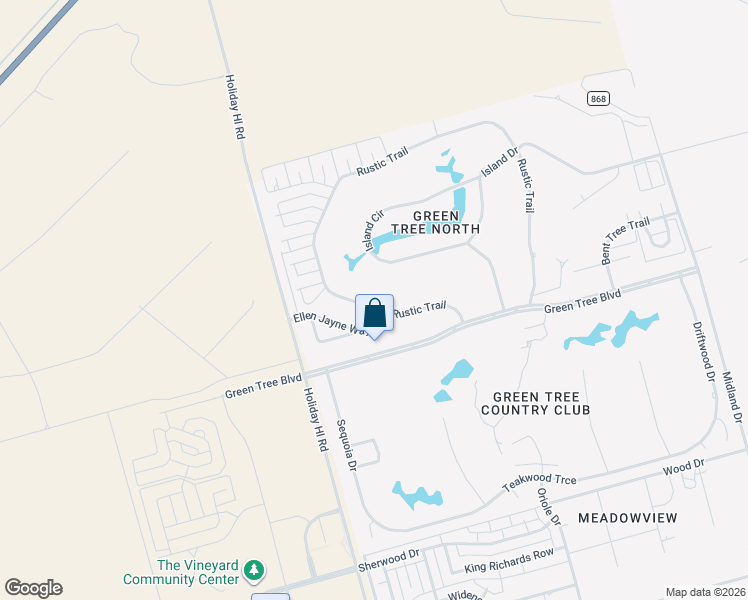 map of restaurants, bars, coffee shops, grocery stores, and more near 4955 Rustic Trail in Midland