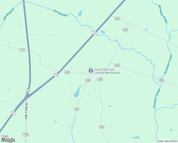 map of restaurants, bars, coffee shops, grocery stores, and more near 8660 County Road 454 in Henderson