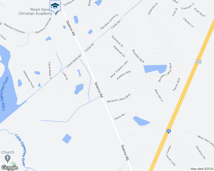 map of restaurants, bars, coffee shops, grocery stores, and more near 3 Promark Court in Pooler